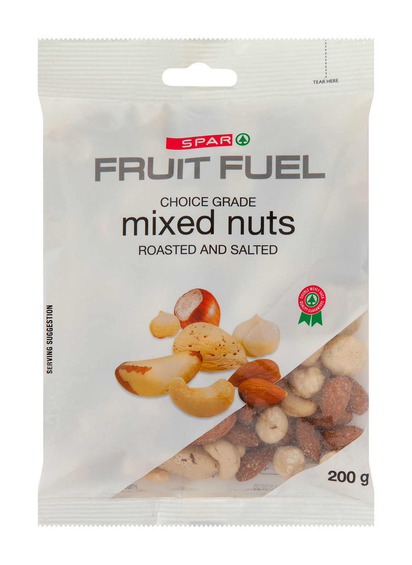fruit fuel roasted and salted mixed nuts