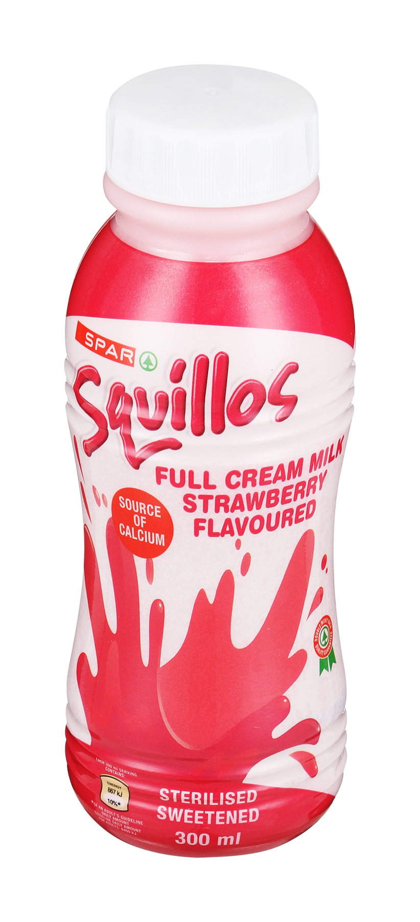 squillos long life strawberry flavoured milk                             
