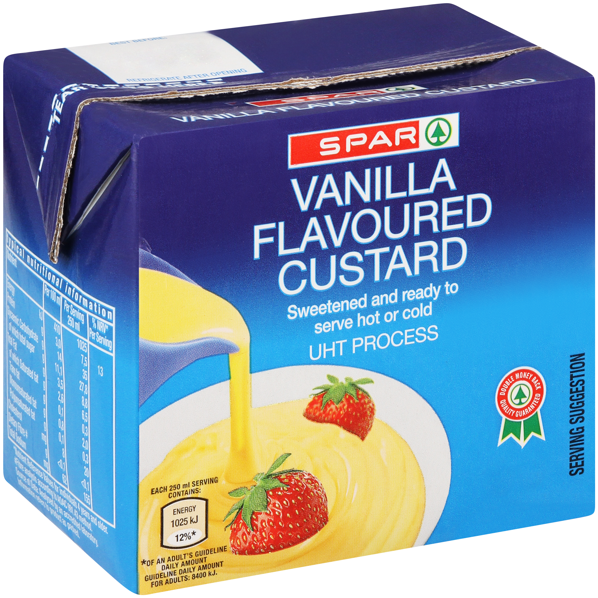 vanilla custard uht
