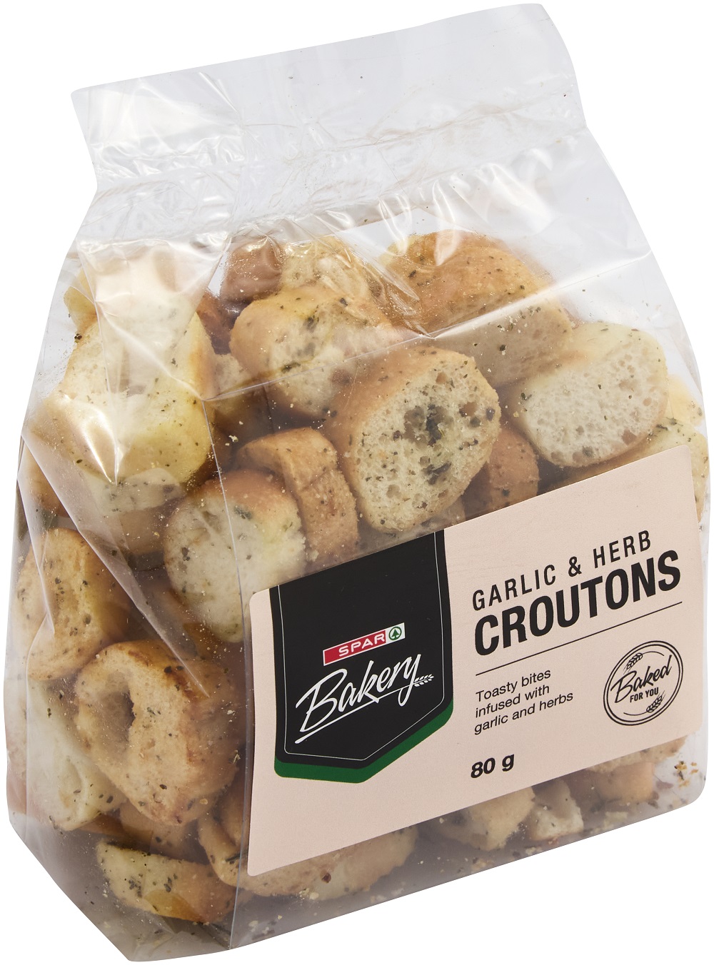 spar bakery croutons garlic & herb 