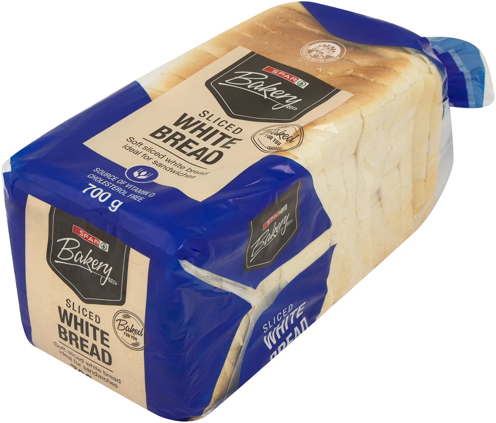 spar bakery white sliced bread 
