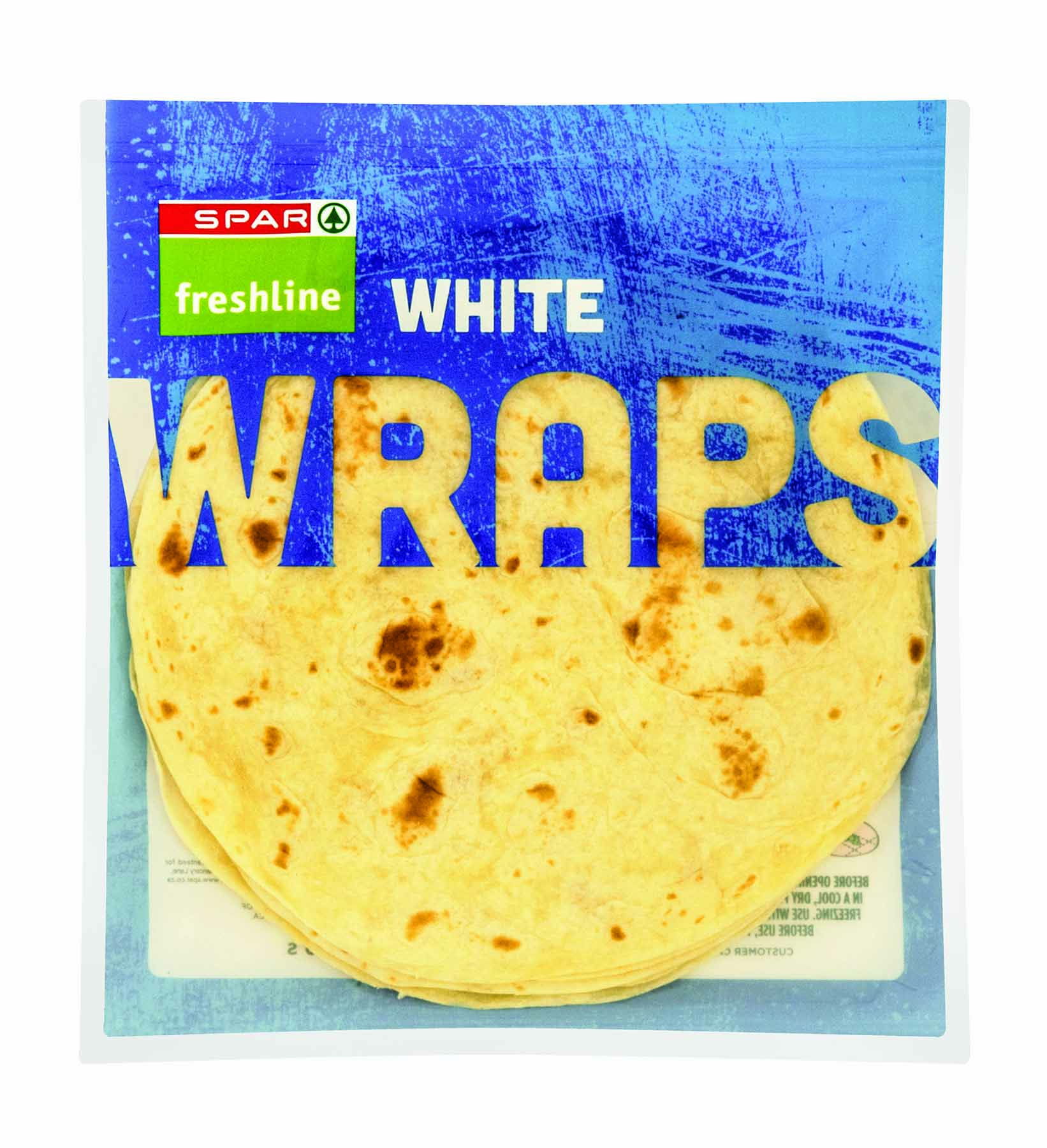 freshline white wraps - large