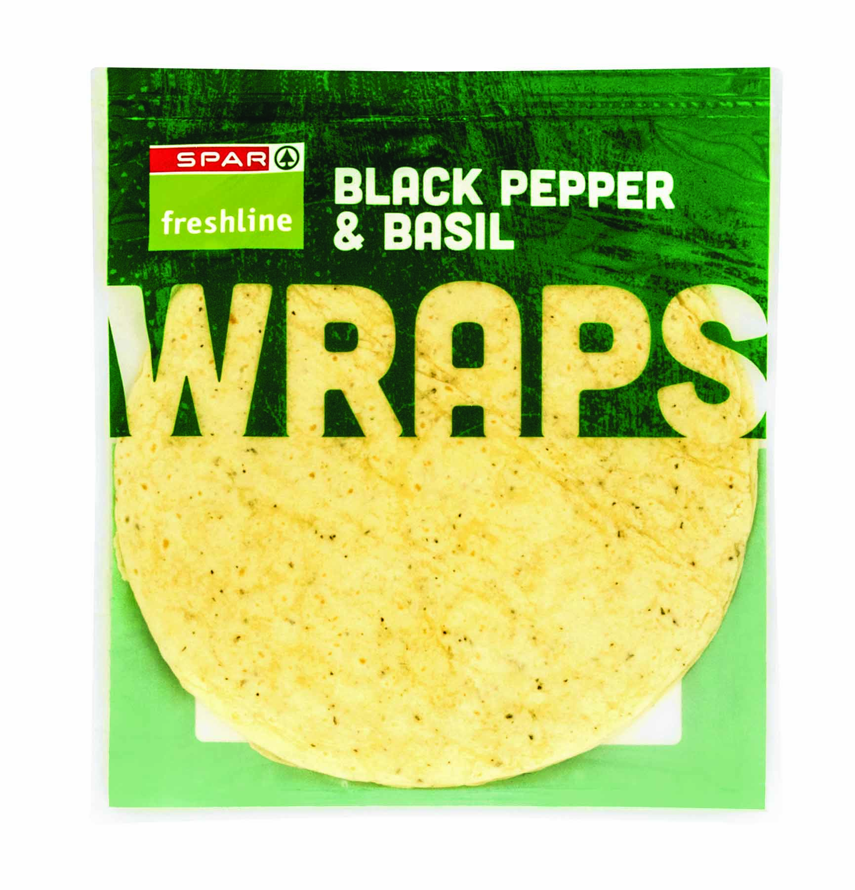 freshline black pepper and basil wraps