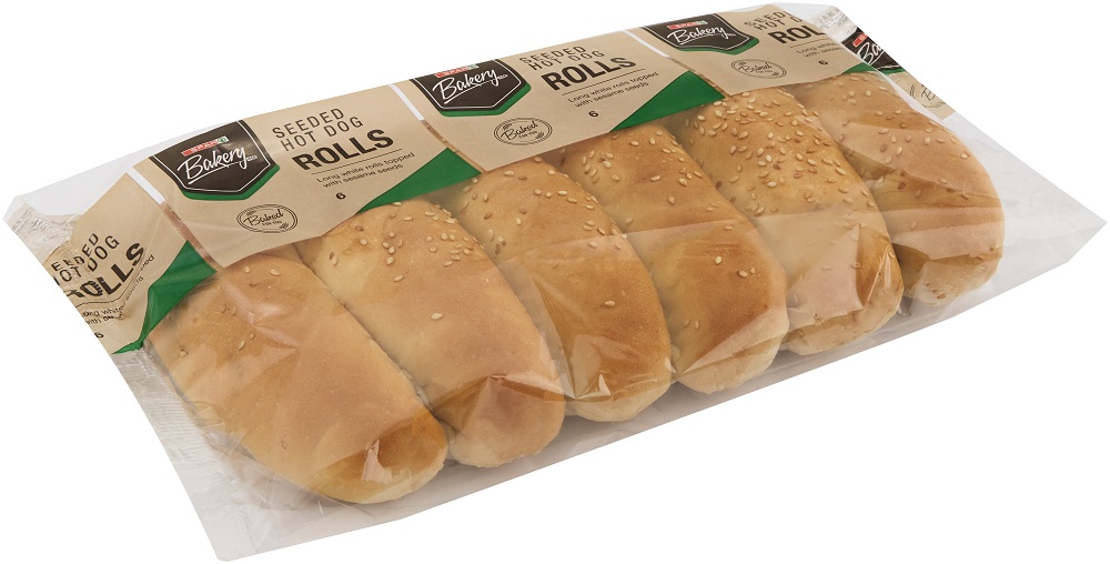 spar bakery seeded hot dog rolls