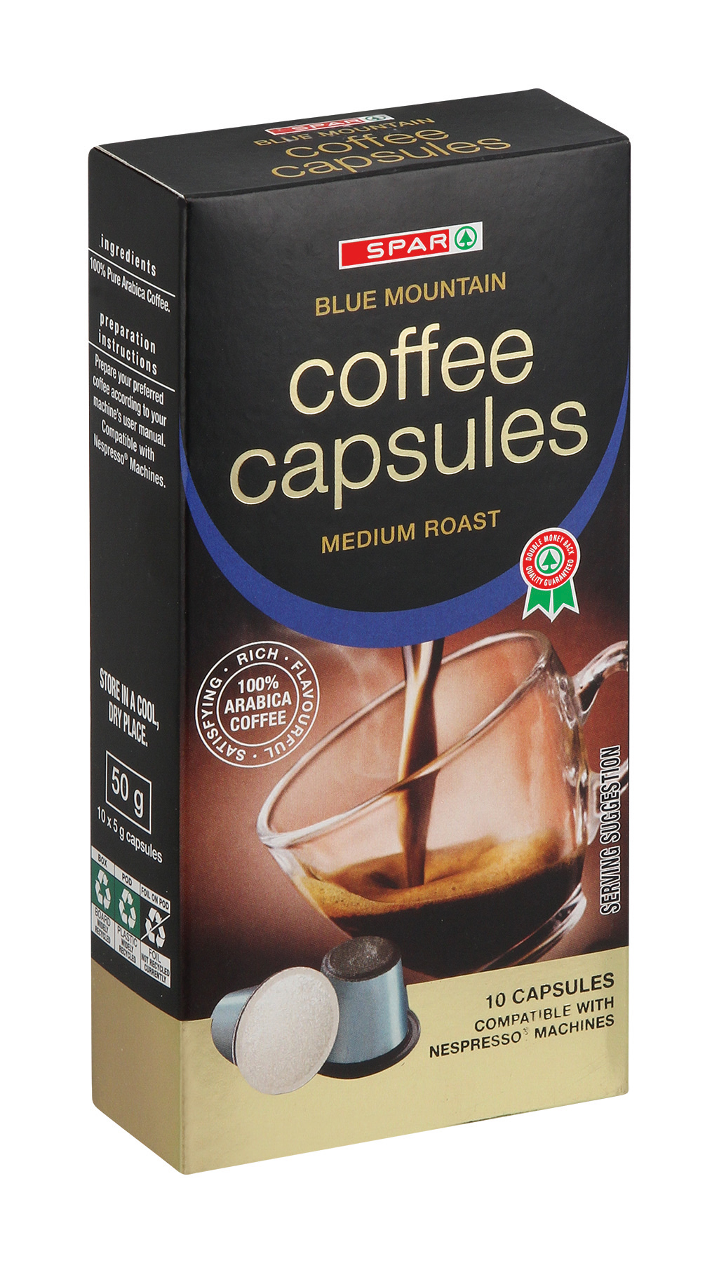 coffee capsules - blue mountain
