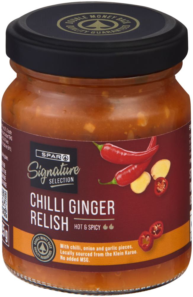 signature selection chilli and ginger relish