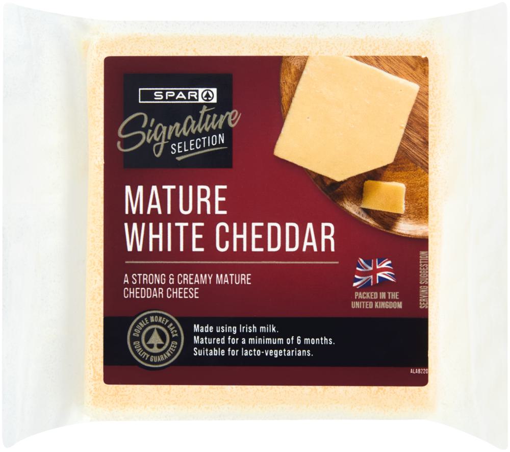 signature selection cheese mature white cheddar