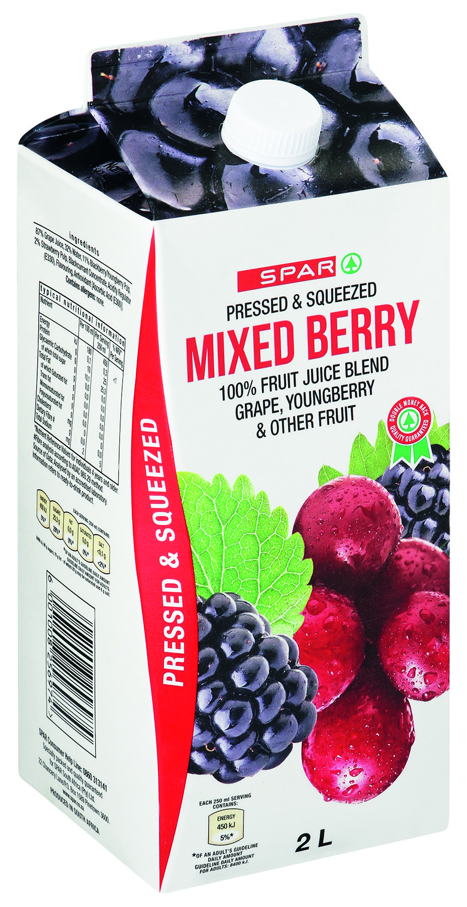 100% fruit juice - mixed berry