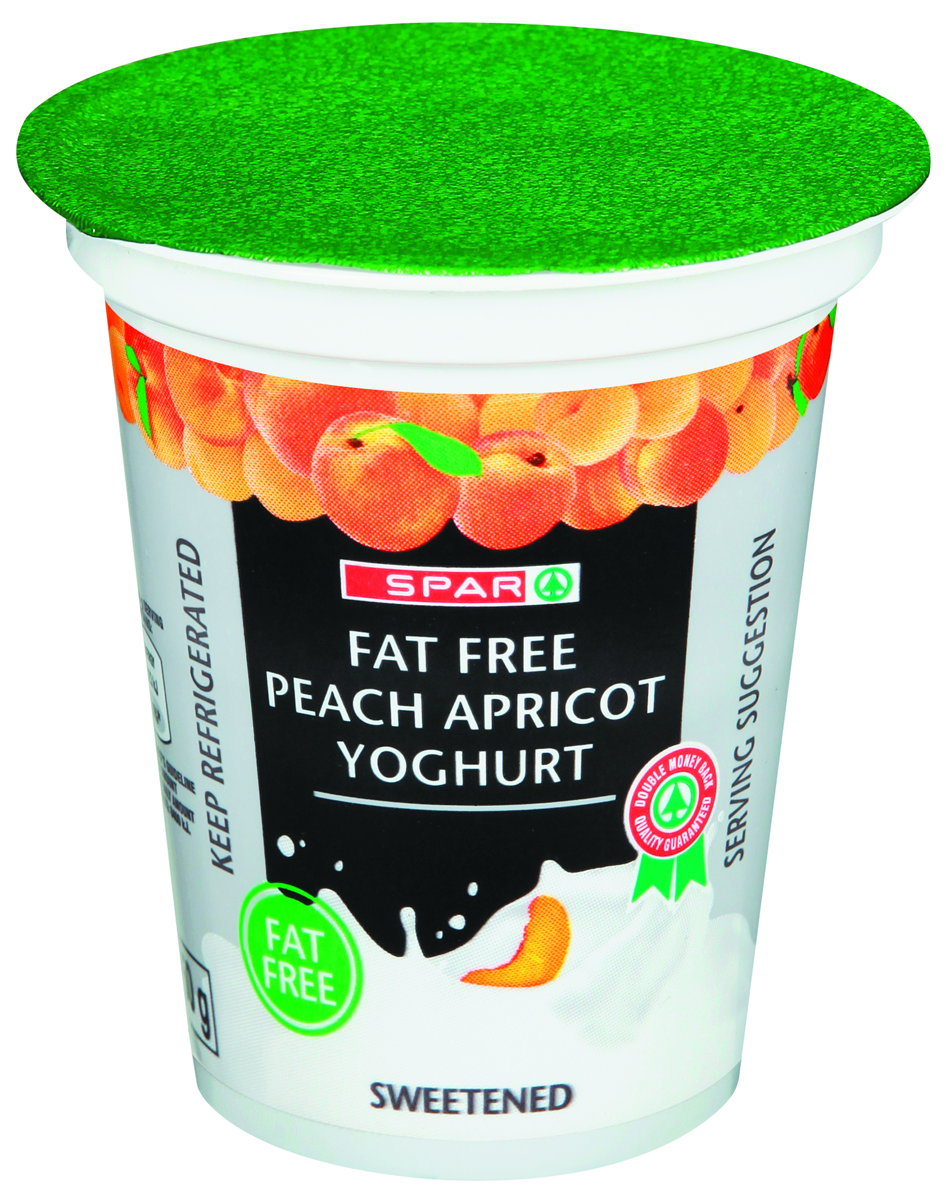 fat free peach apricot yoghurt 