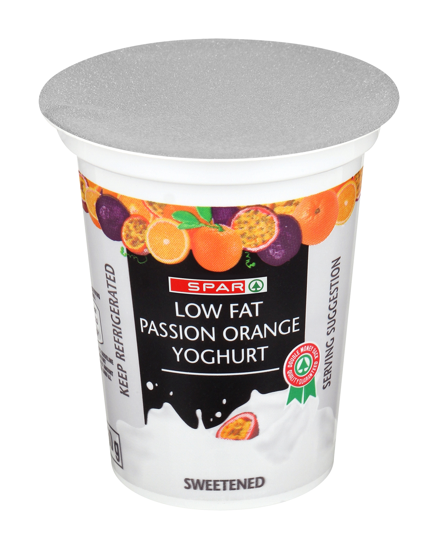 low fat passion orange yoghurt  