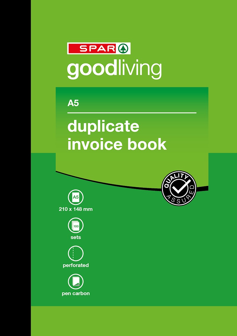 duplicate book a5 invoice