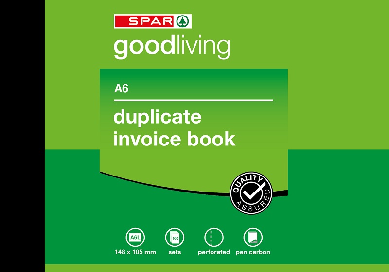 duplicate book a6 invoice