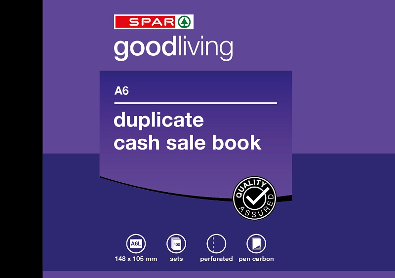 duplicate book a6 cash sale