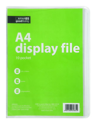display file 10 pocket