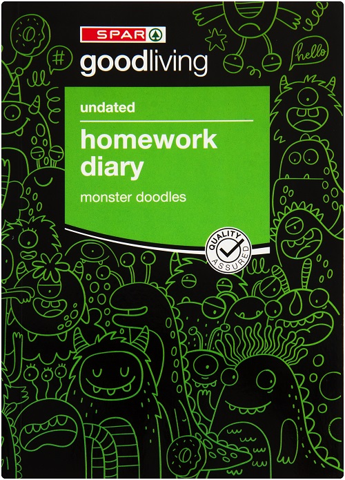 homework diary undated