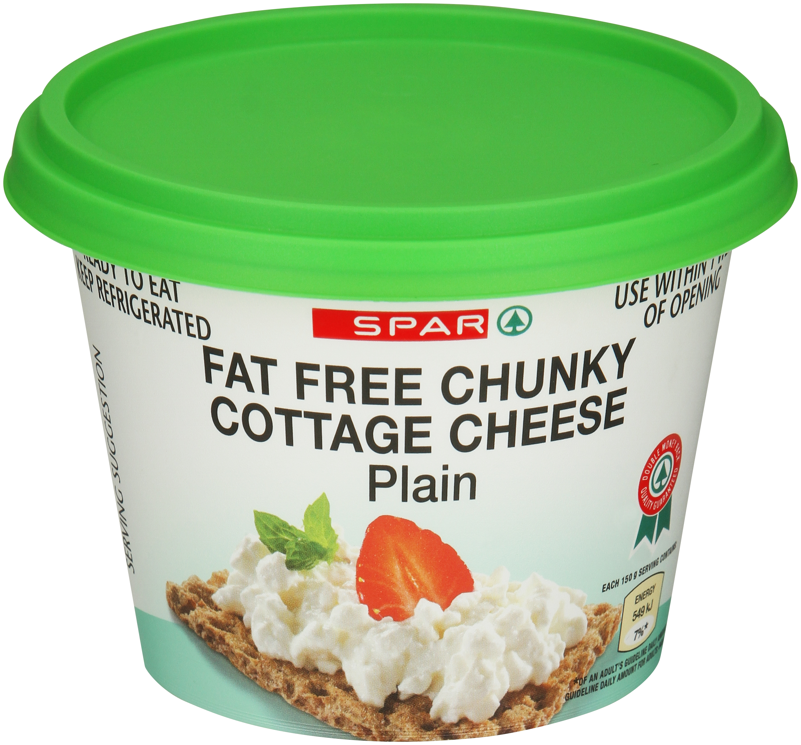 cottage cheese chunky plain fat free