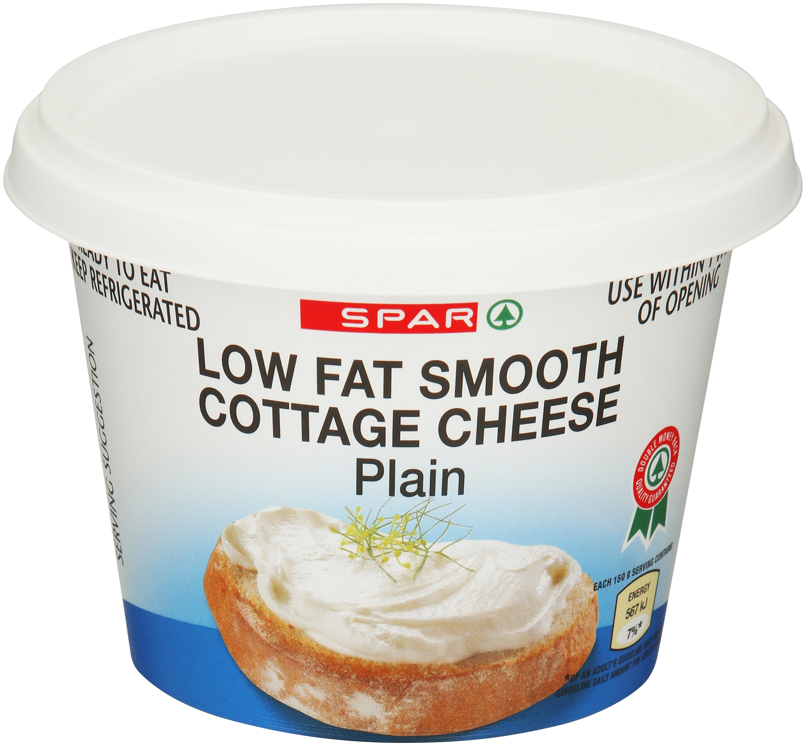 cottage cheese low fat smooth plain 