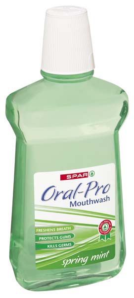 oral pro mouthwash spring mint