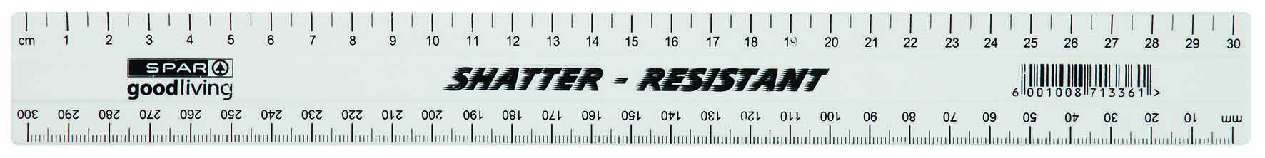 ruler white 30cm