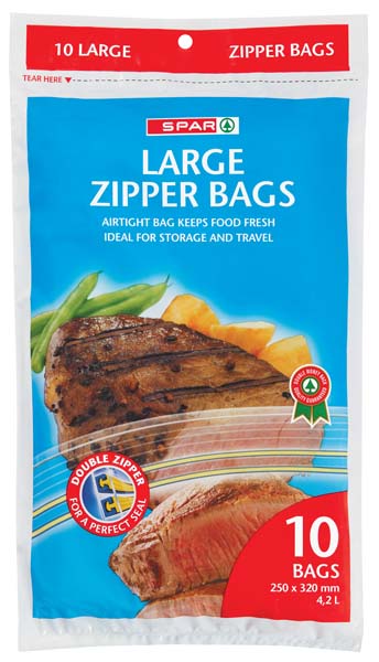 zipper bags large