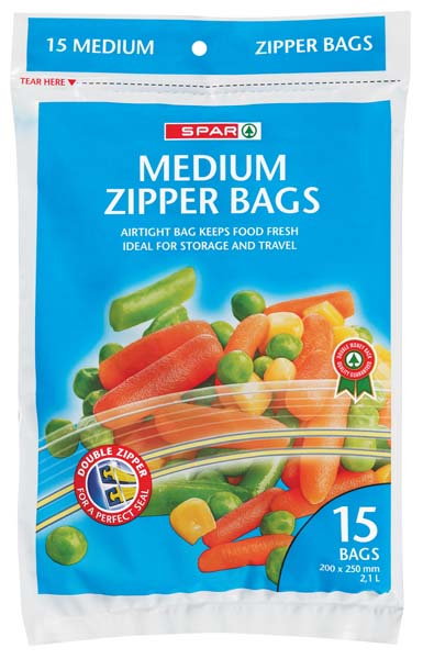 zipper bags medium