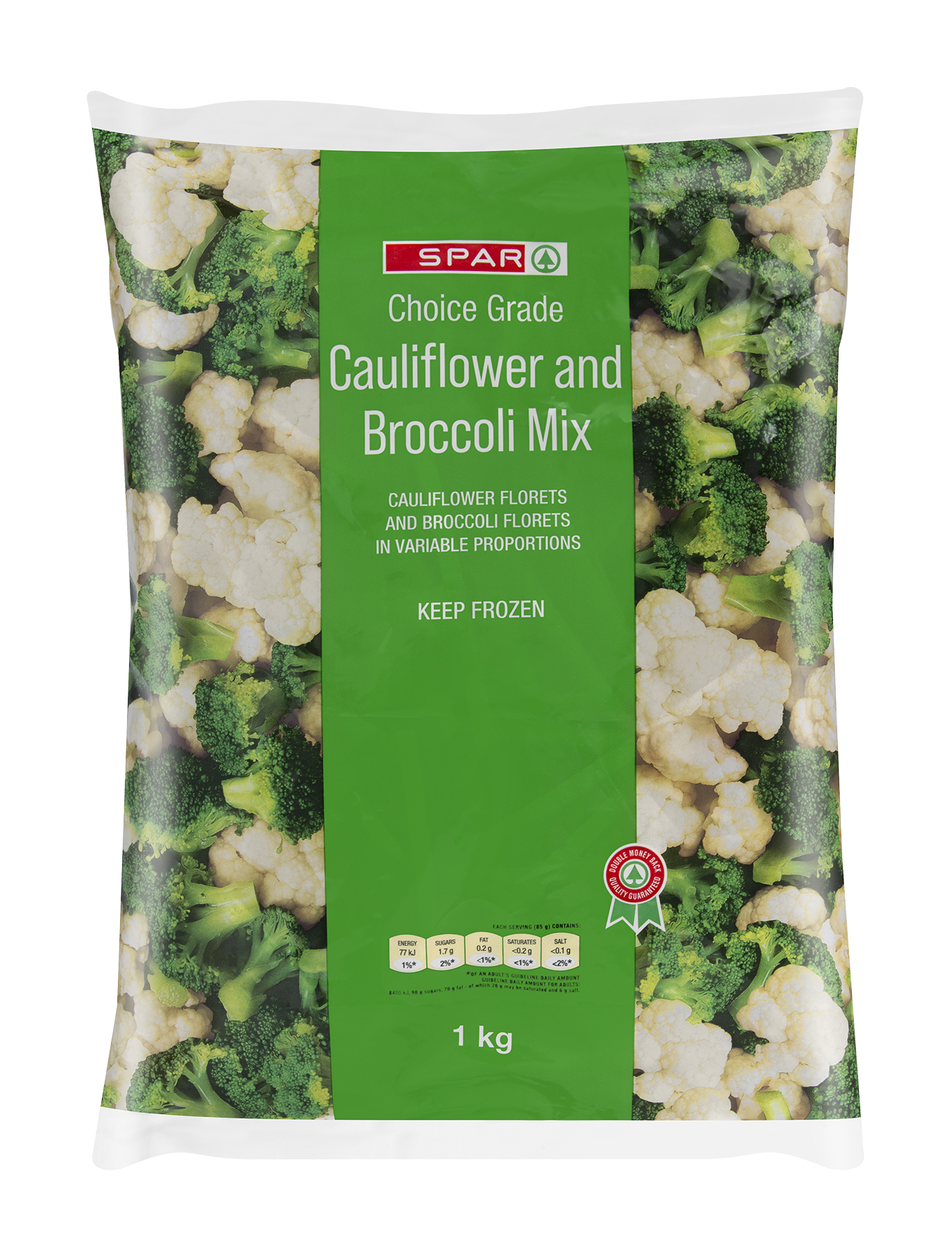 frozen cauliflower and broccoli mix
