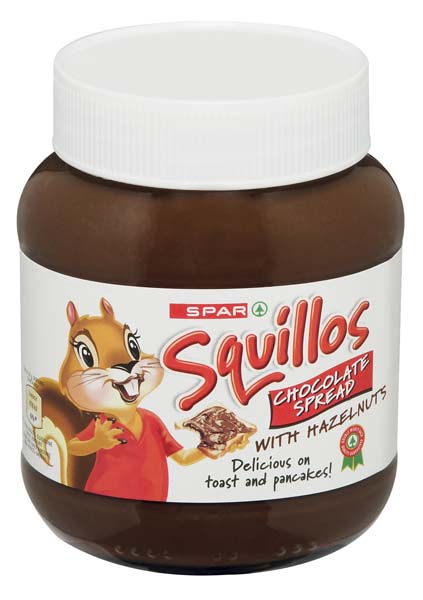 squillos chocolate hazelnut spread 