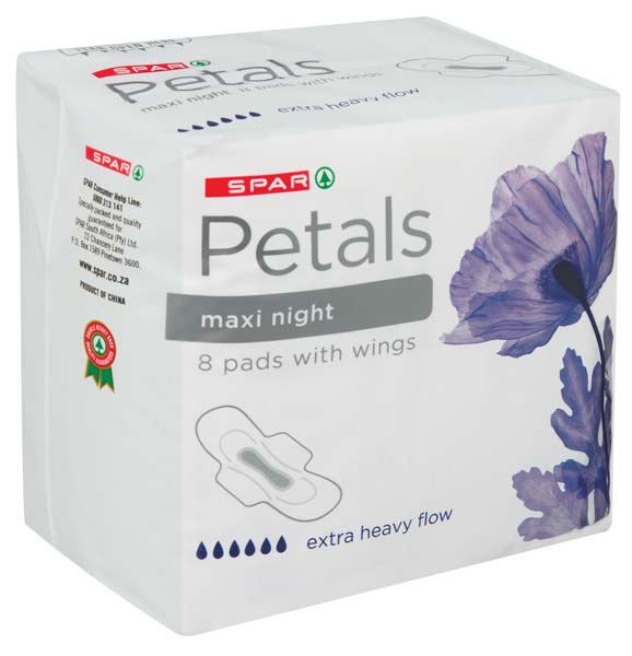 petals sanitary pads maxi night