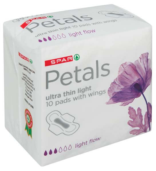 petals sanitary pads ultra thin light