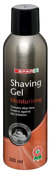 shaving gel - moisturising