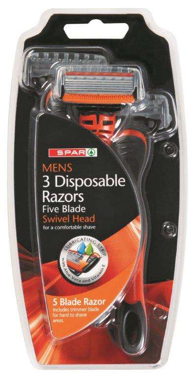 razors disposable five blade 