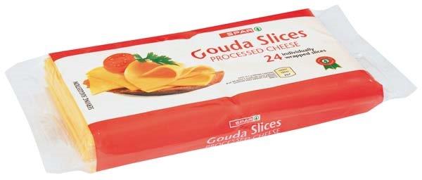 processed cheese gouda slices