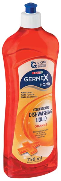 germex dishwashing liquid orange  