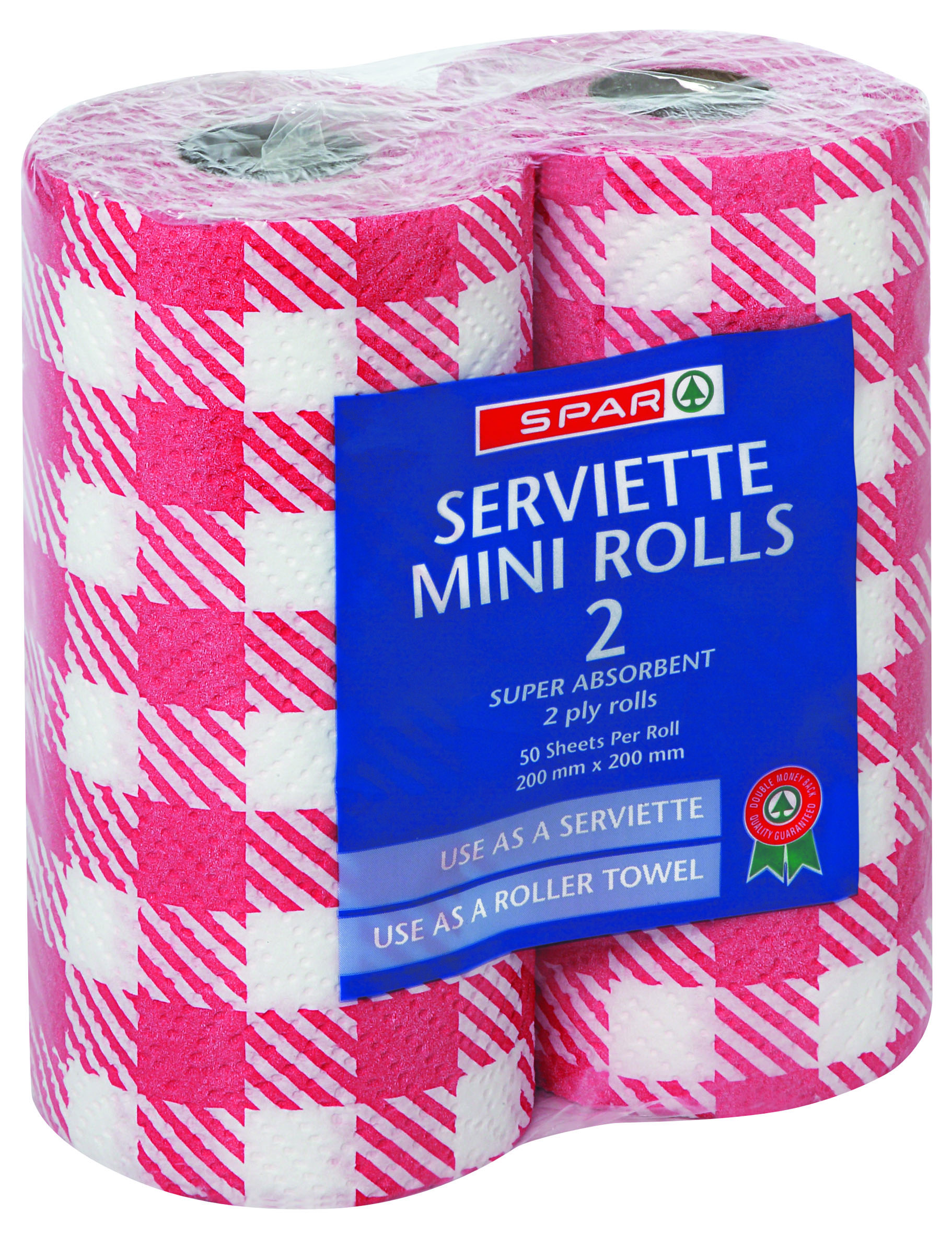 serviette mini rolls checks