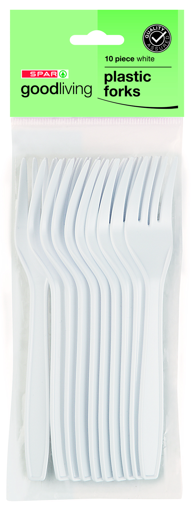 plastic forks - white (10 piece)