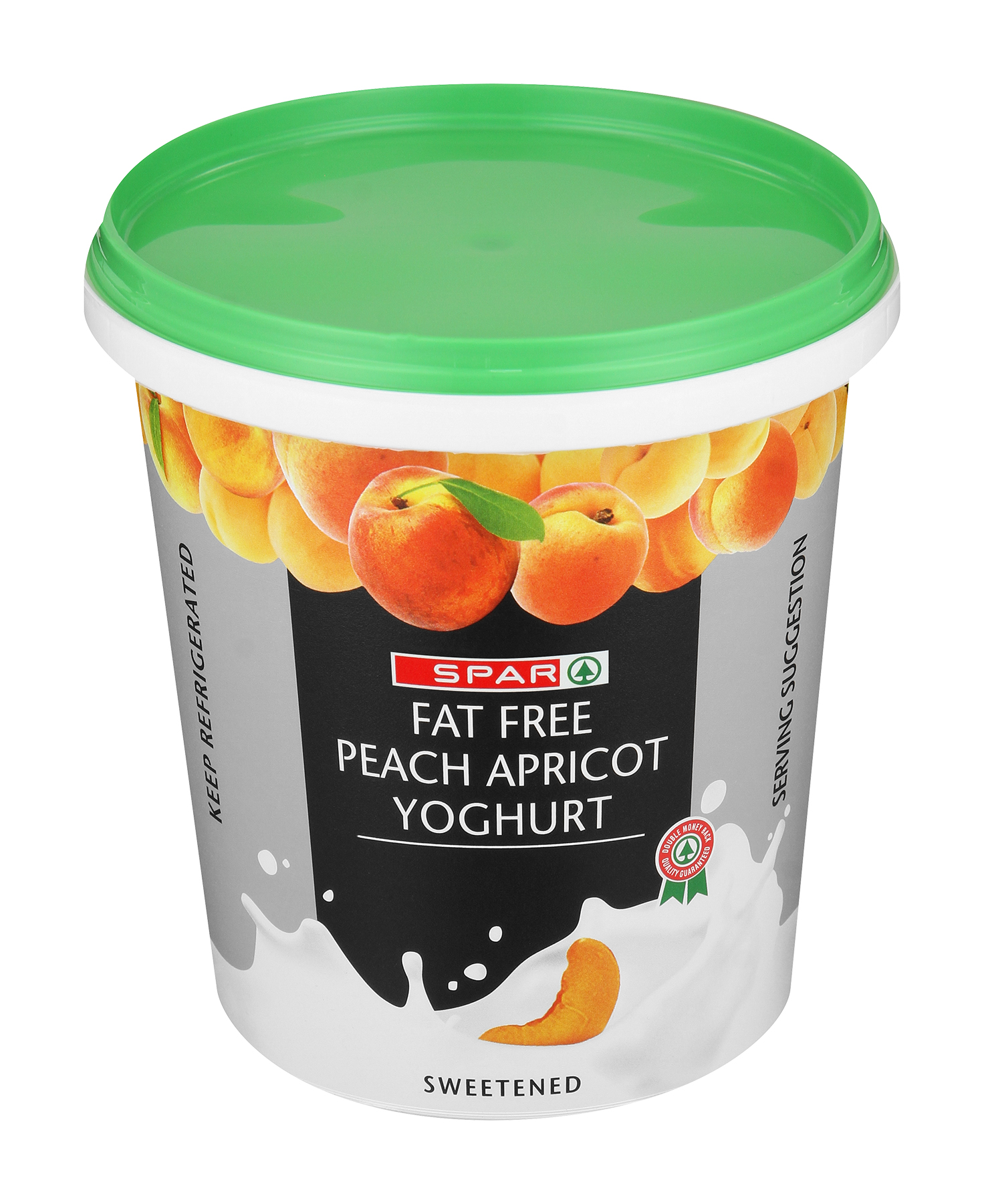 fat free peach apricot yoghurt  