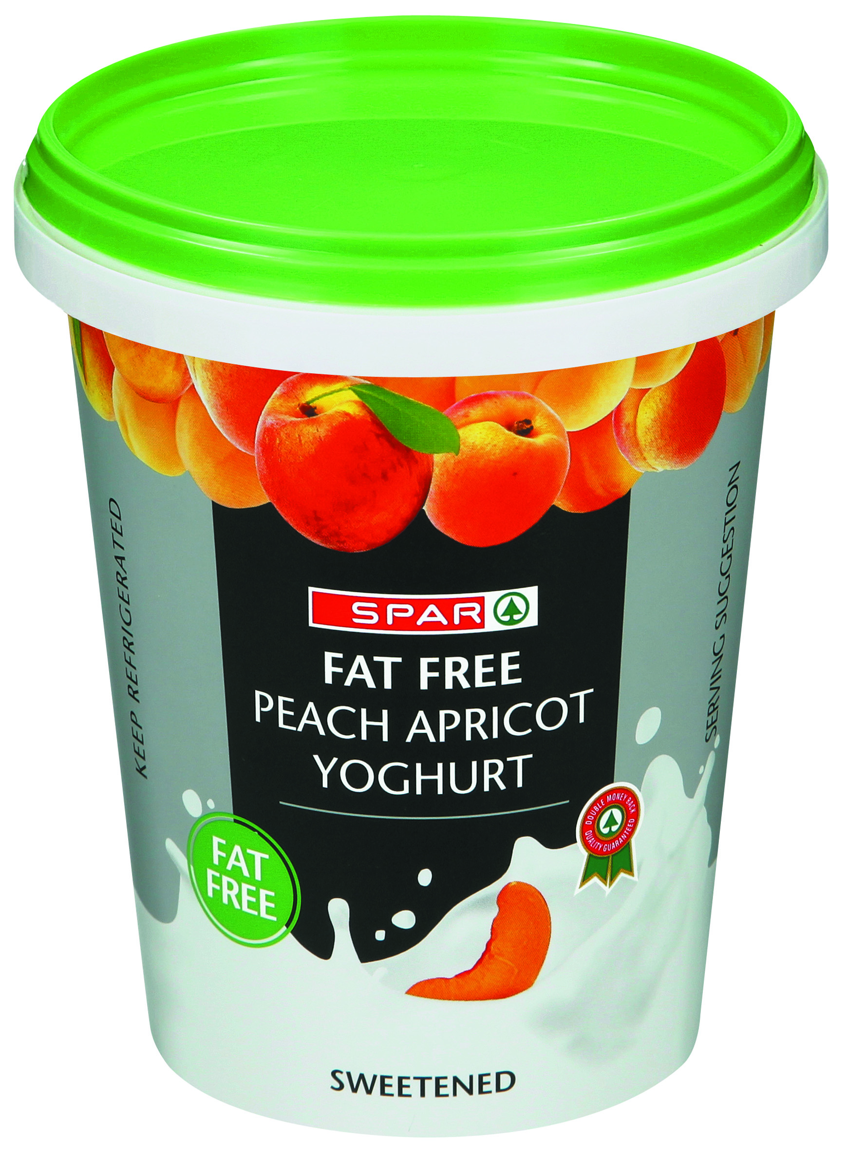 fat free peach apricot yoghurt  