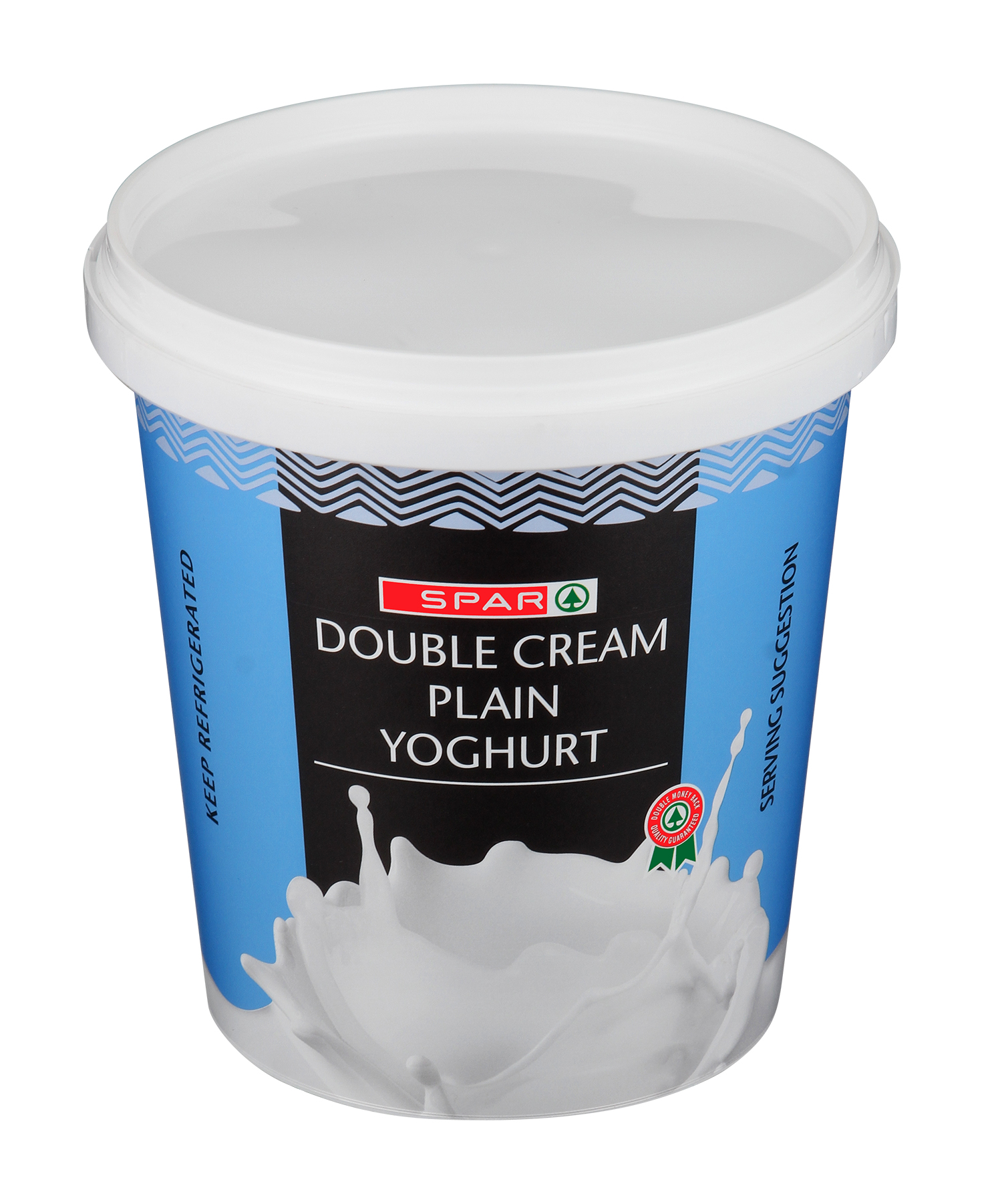 double cream plain yoghurt  
