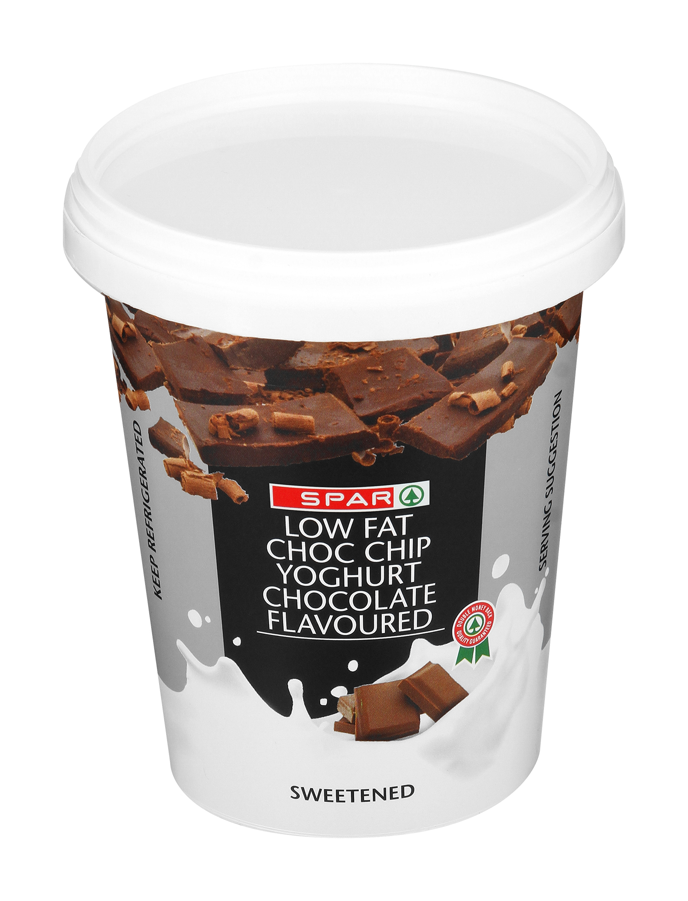 low fat choc chip yoghurt chocolate flavoured 