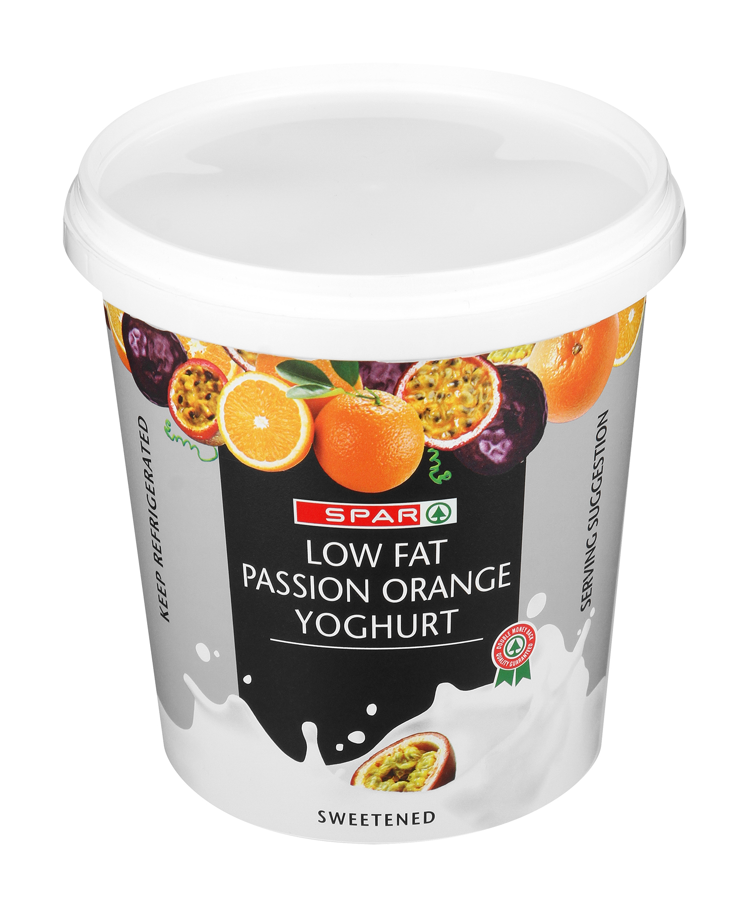 low fat passion orange yoghurt 