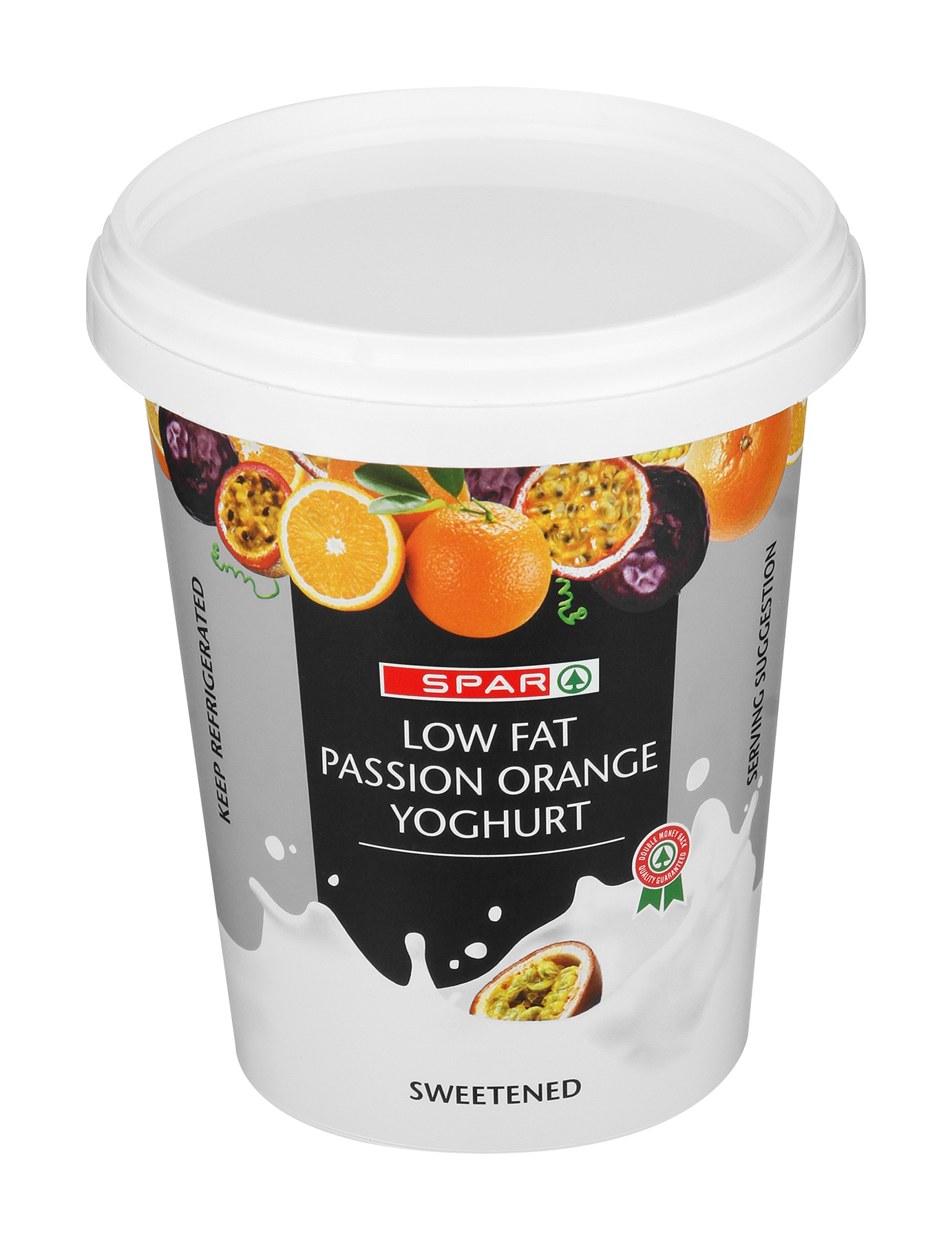 low fat passion orange yoghurt  