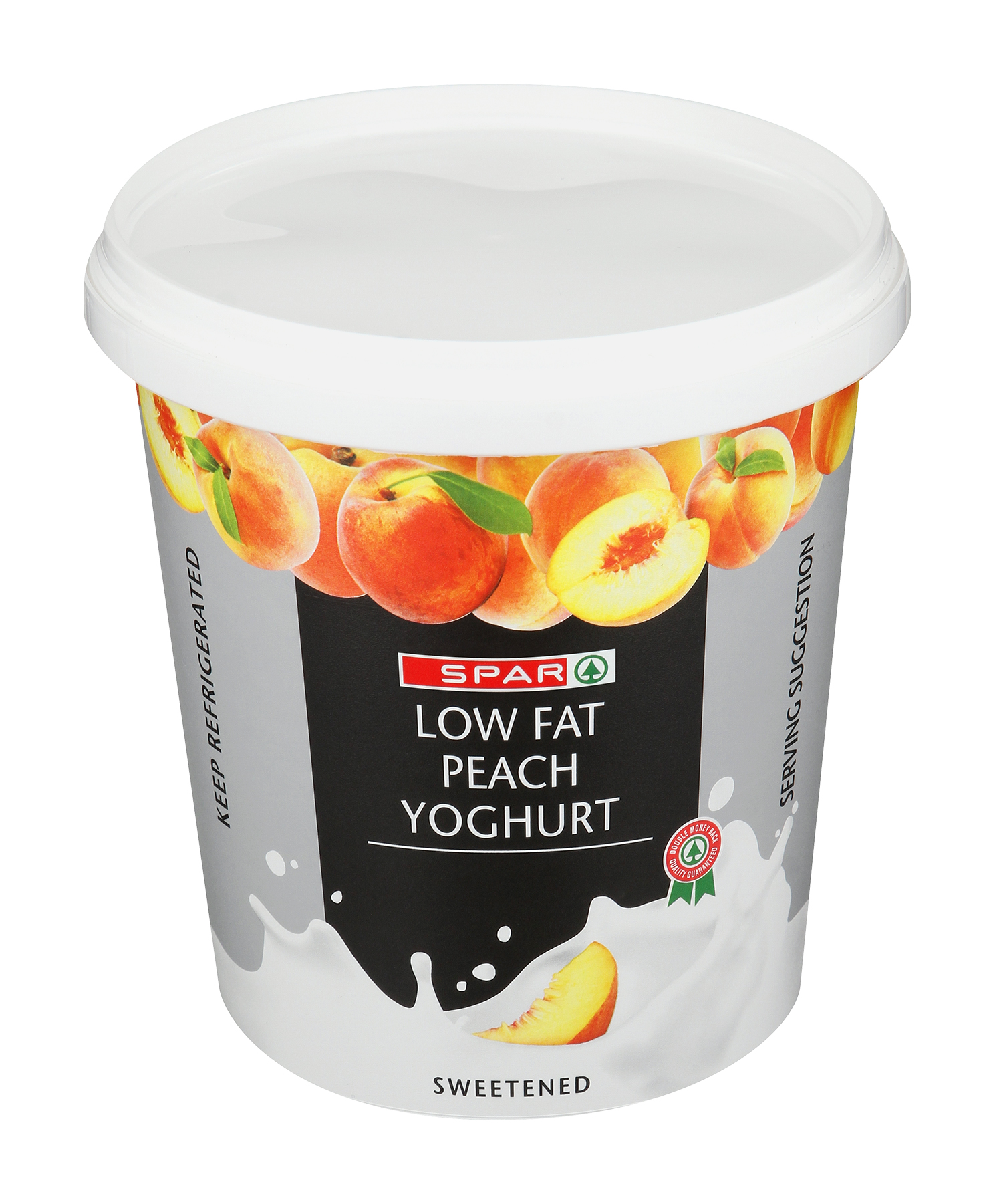 low fat peach yoghurt 