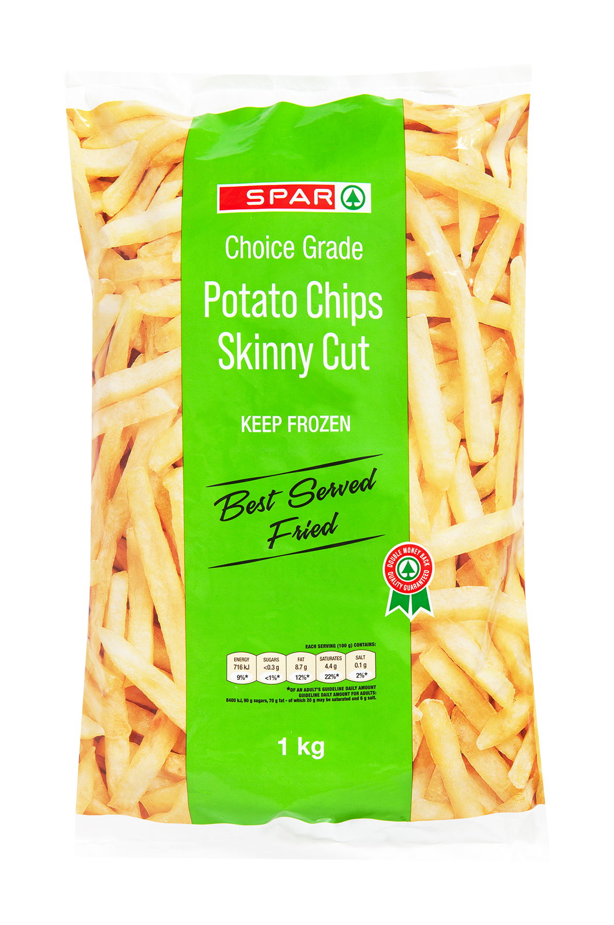 frozen potato chips skinny cut  