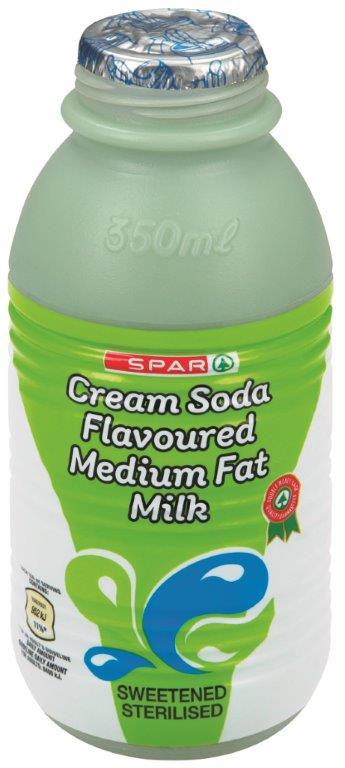 flavoured medium fat milk cream soda