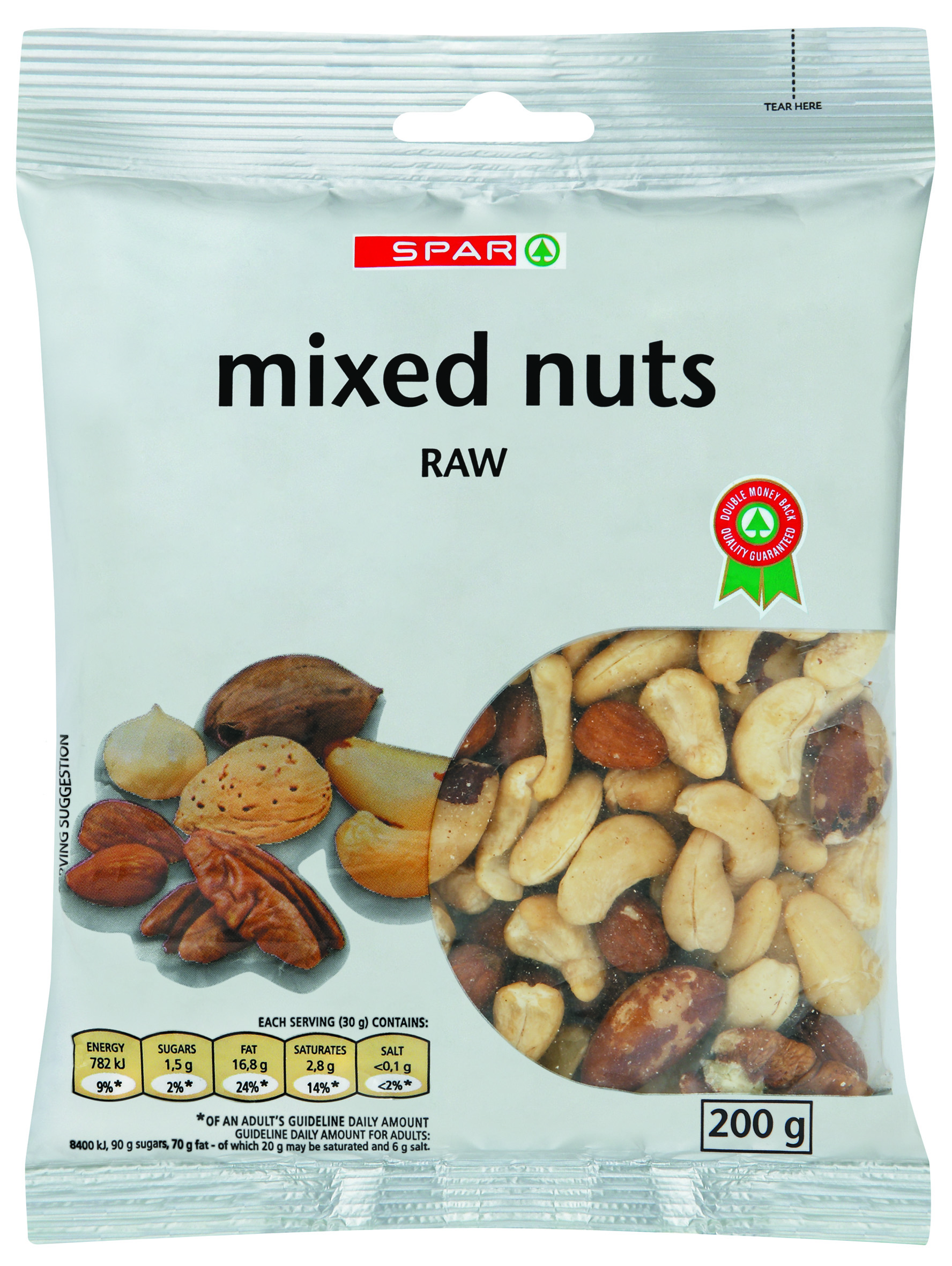 mixed nuts, raw