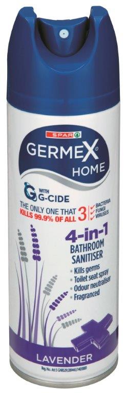 germex bathroom sanitiser lavender