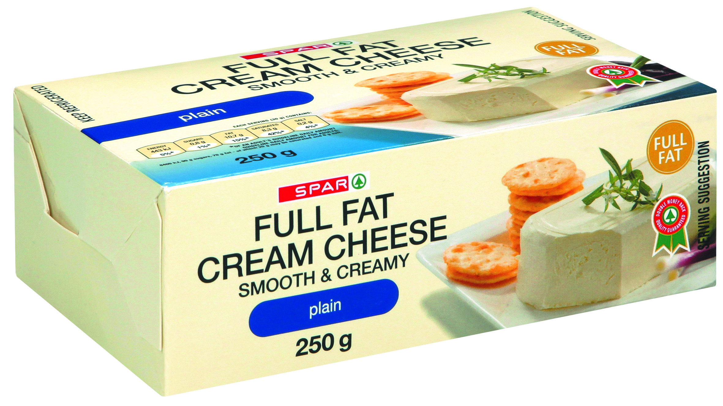 cream cheese plain (block)