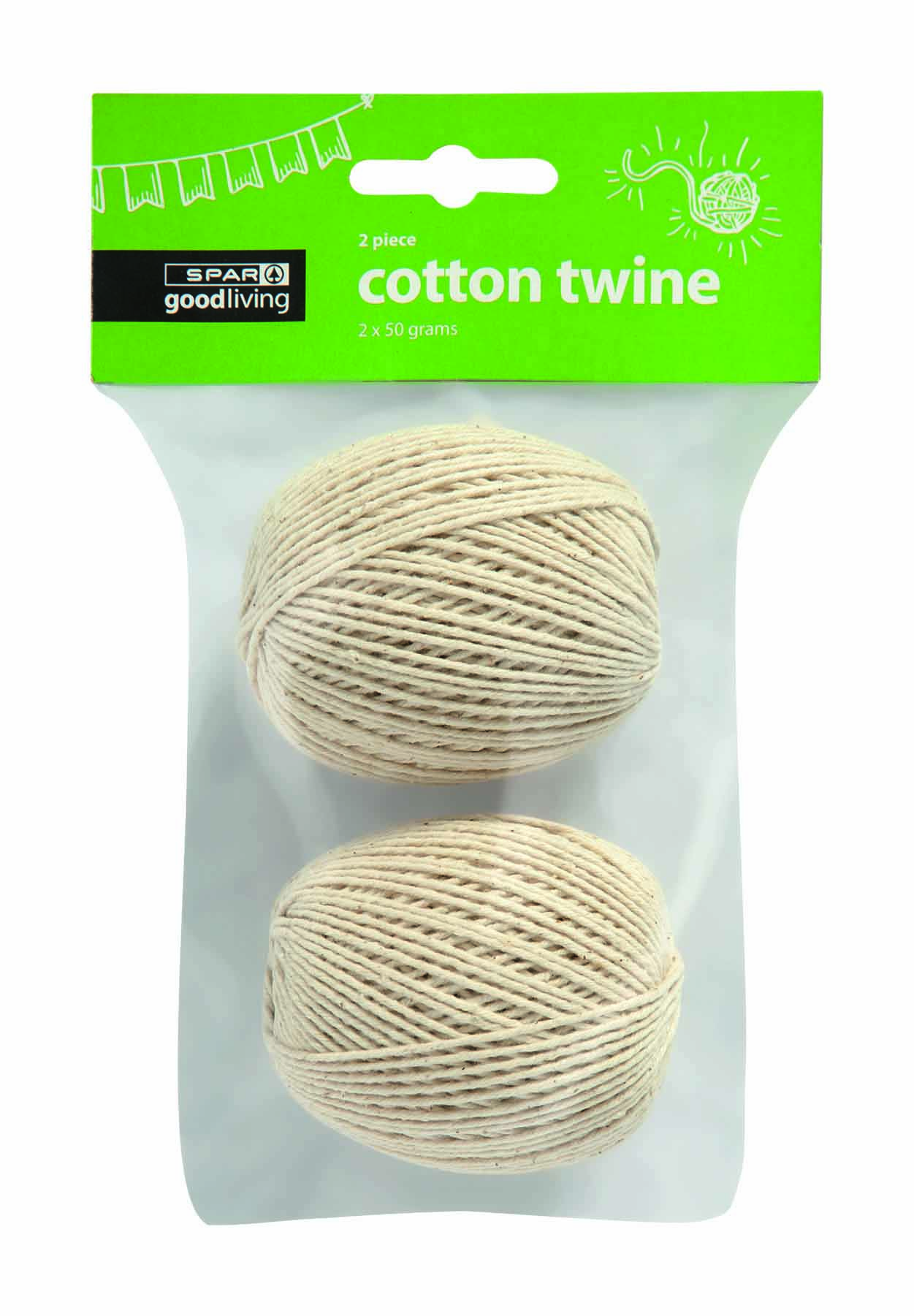 cotton twine (2 x 50g) - 2 piece