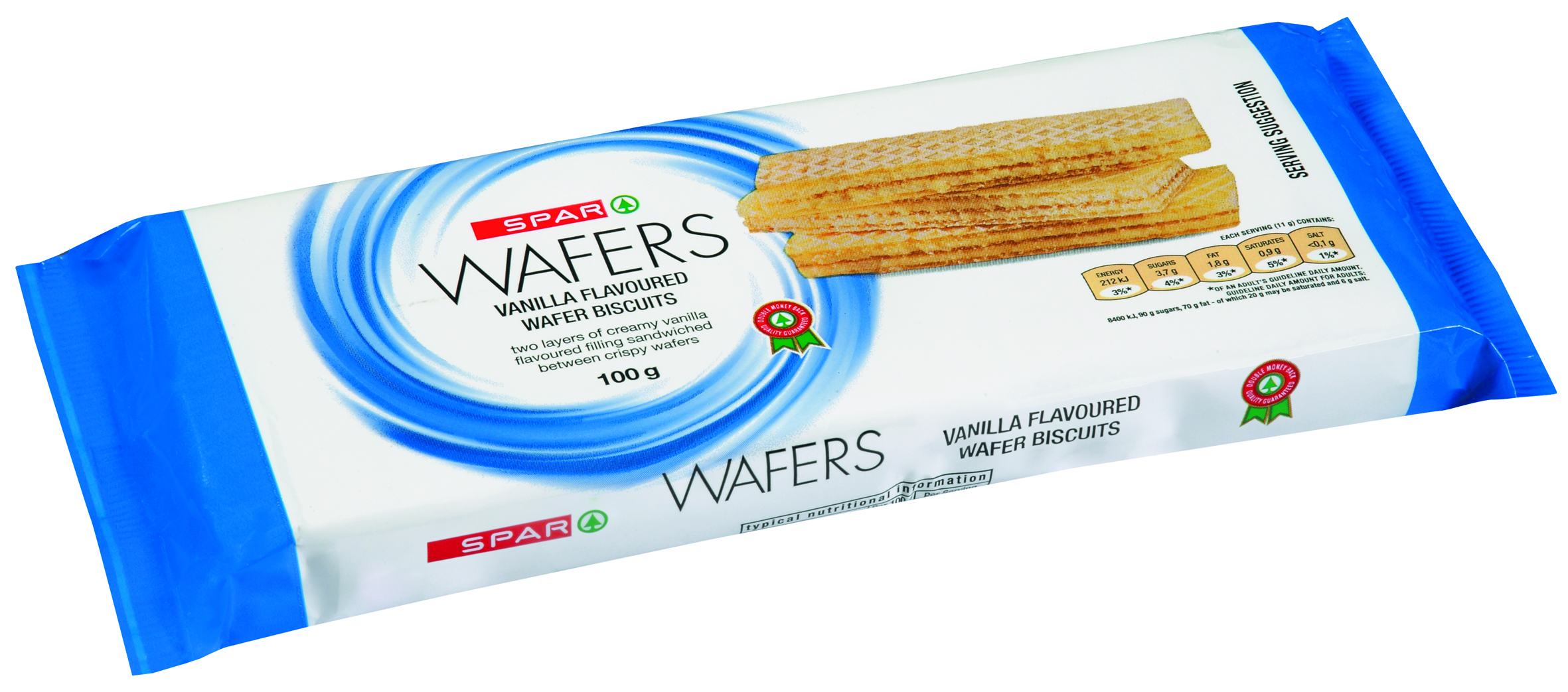 wafer biscuits - vanilla flavoured