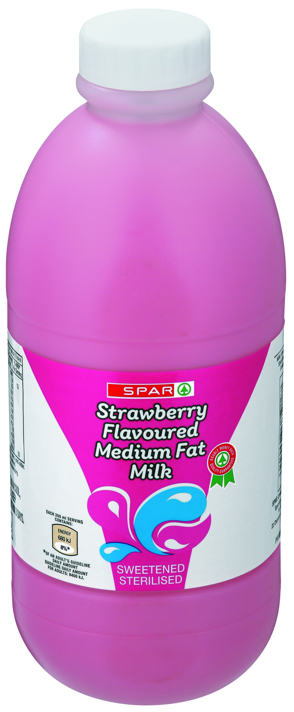 flavoured medium fat milk strawberry